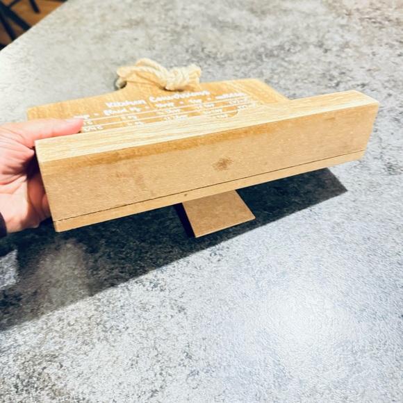 Cookbook Stand w/Measurement Conversions + Morning Culture Cutting Board - Picture 2 of 4